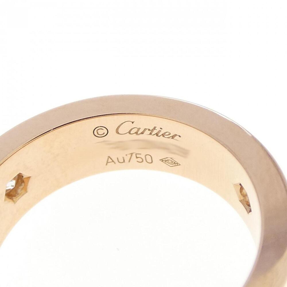 CARTIER Gold Diamond Love Ring - Picture 4 of 5